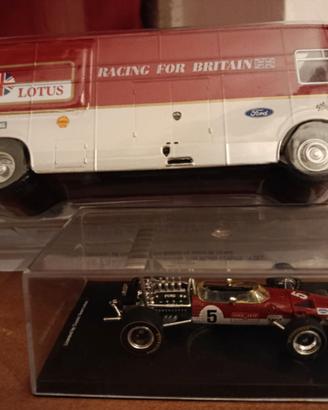 Team Lotus bisarca + Lotus 49 tutto 1/43