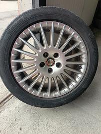 Cerchi in lega 17'' AR 159,Brera + gomme 225 50r17