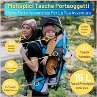 Dromader zaino porta bambino montagna