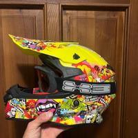 Casco cross usato 3 volte
