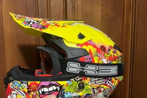Casco cross usato 3 volte