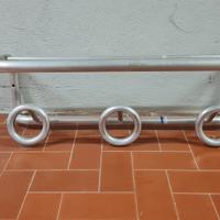 appendiabiti Cappelliera in alluminio vintage 