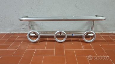 appendiabiti Cappelliera in alluminio vintage 