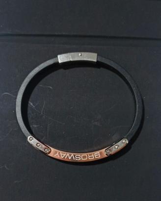 Bracciale uomo Brosway in acciaio e caucciù