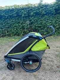Passeggino Thule Chariot Cab 2 Rimorchio Bici