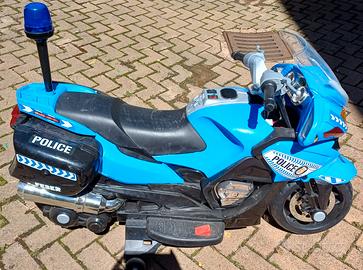 Moto elettrica della Polizia 