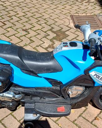 Moto elettrica della Polizia 