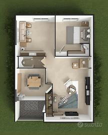 Bilocale luminoso a Varedo