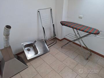 cappa faber + lavello cucina e miscelatore 