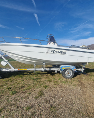 Barca Open 5 mt e Carrello Stradale