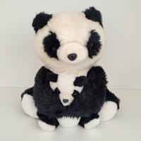 Peluche Pupazzo Orso Panda Mamma e Figlio cm 40