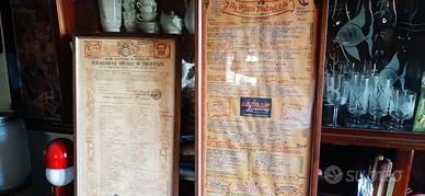 2 stampe retro' pubblicitarie italiane anni 50/60