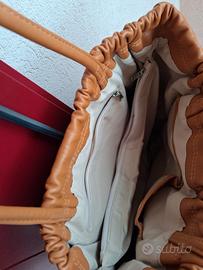 borsa marrone chiaro donna.