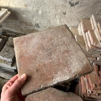 Pianelle in cotto antico originale ‘800