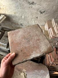 Pianelle in cotto antico originale ‘800