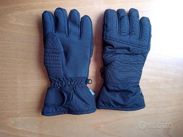 Guanti da sci neri bambino marca AST 11/12 anni