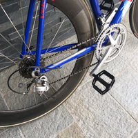 Bici da corsa declassata a city bike