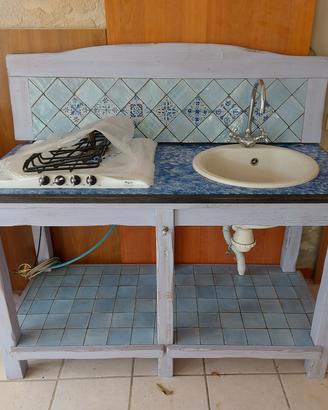cucina in pietra lavica