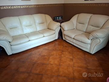 Divani ecopelle 3 e 2 posti