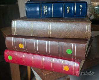 Raccoglitori con buste affrancate