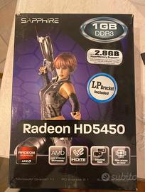 Scheda video/grafica Radeon HD5450 1gb DDR3