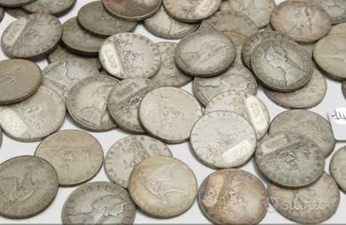 500 lire argento monete no oro sterline 