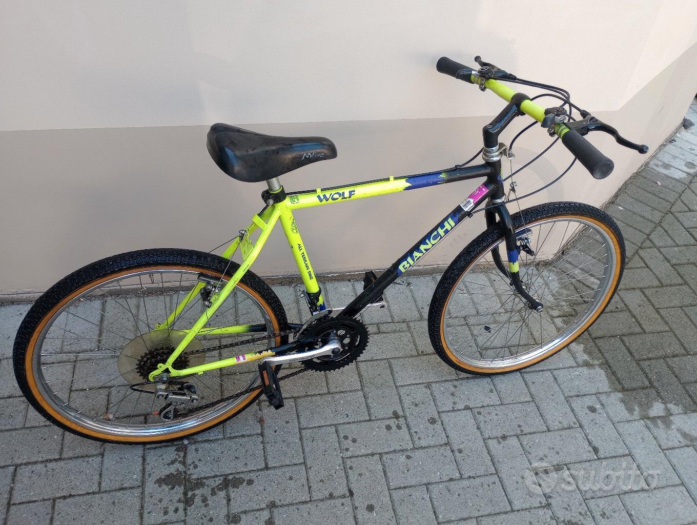 Bianchi Mountain Bike (MTB) Bici da Uomo verde Biciclette In