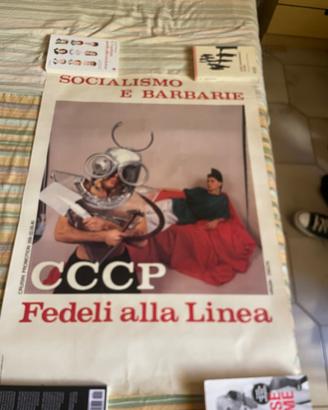 Cccp Fedeli alla Linea poster  Socialismo e Barbar