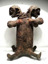 Statuetta pigmei Mbuti Congo arte tribale africana