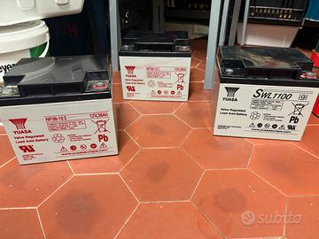 Lotto batterie yuasa 12v 40ah - perfette