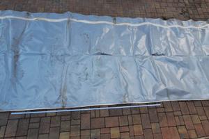 Struttura + 3 teli per copertura roulotte – 5×6 m