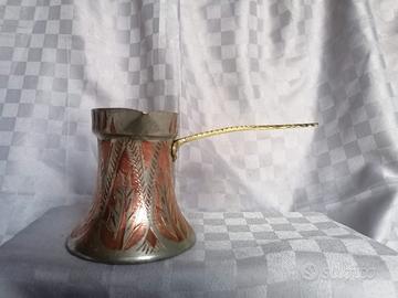 Cezve Ibrik Vintage in Rame e Ottone