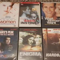 10 DVD film thriller, romantici 