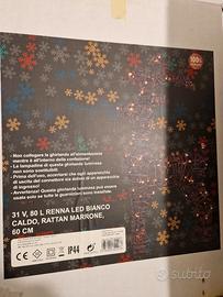 Renna a led bianco caldo