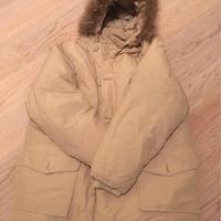 Giubotto piumino da uomo beige