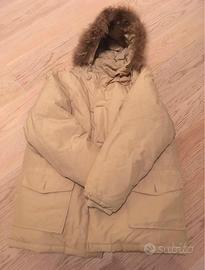 Giubotto piumino da uomo beige