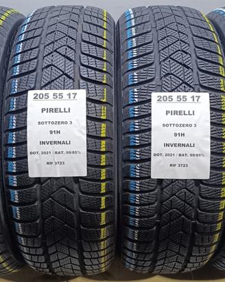 4 GOMME 205 55 17 PIRELLI INV RIF 3723