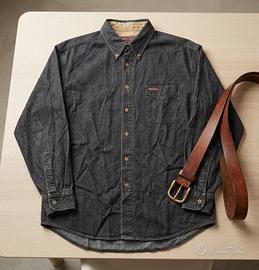 Camicia Denim Marlboro Classics Vintage Tg L 