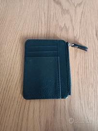 Portacarte Slim in Pelle Nera - Nuovo