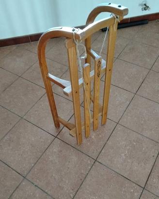 Slitta in Legno Vintage - Slittino da Neve 1960