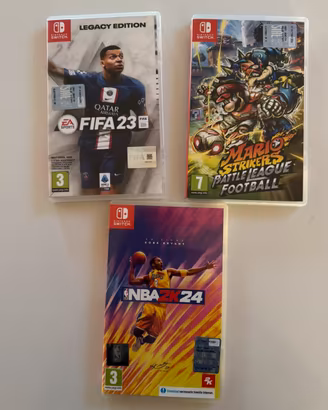 giochi PS4 e Nintendo Switch
