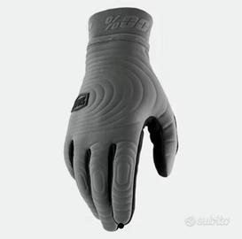Guanti cross 100% Brisker extreme Carbone L