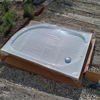 Piatto doccia 80x120 con angolo curvo