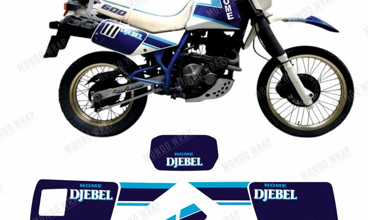 Kit adesivi tabelle compatibile DR 600 DJEBEL 1988
