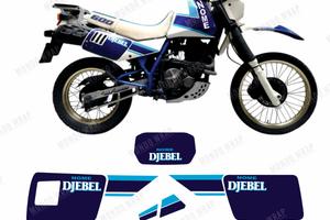 Kit adesivi tabelle compatibile DR 600 DJEBEL 1988