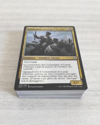 Mazzo carte Magic Bianco Nero CAVALIERI mtg
