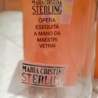Vaso di cristallo marca Maria Cristina Sterling H