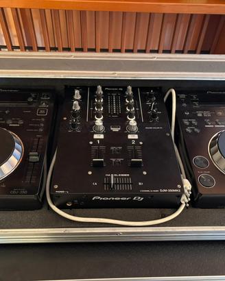 Consolle DJ Pioneer CDJ 350 + DJM 250-MK2