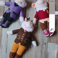 set peluche topini parmareggio