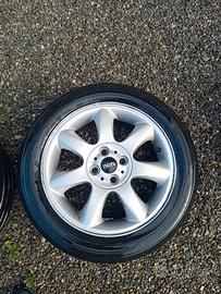 Cerchi in lega 16" Mini r56 gomme 195 55 16
